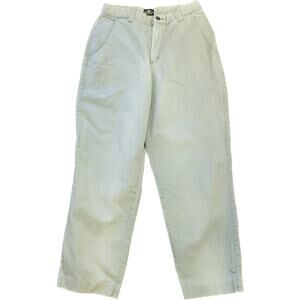 Lee Casuals Pants Womens Mom Jeans 12P Petite Green 30 x 26 Fade Lines Pockets